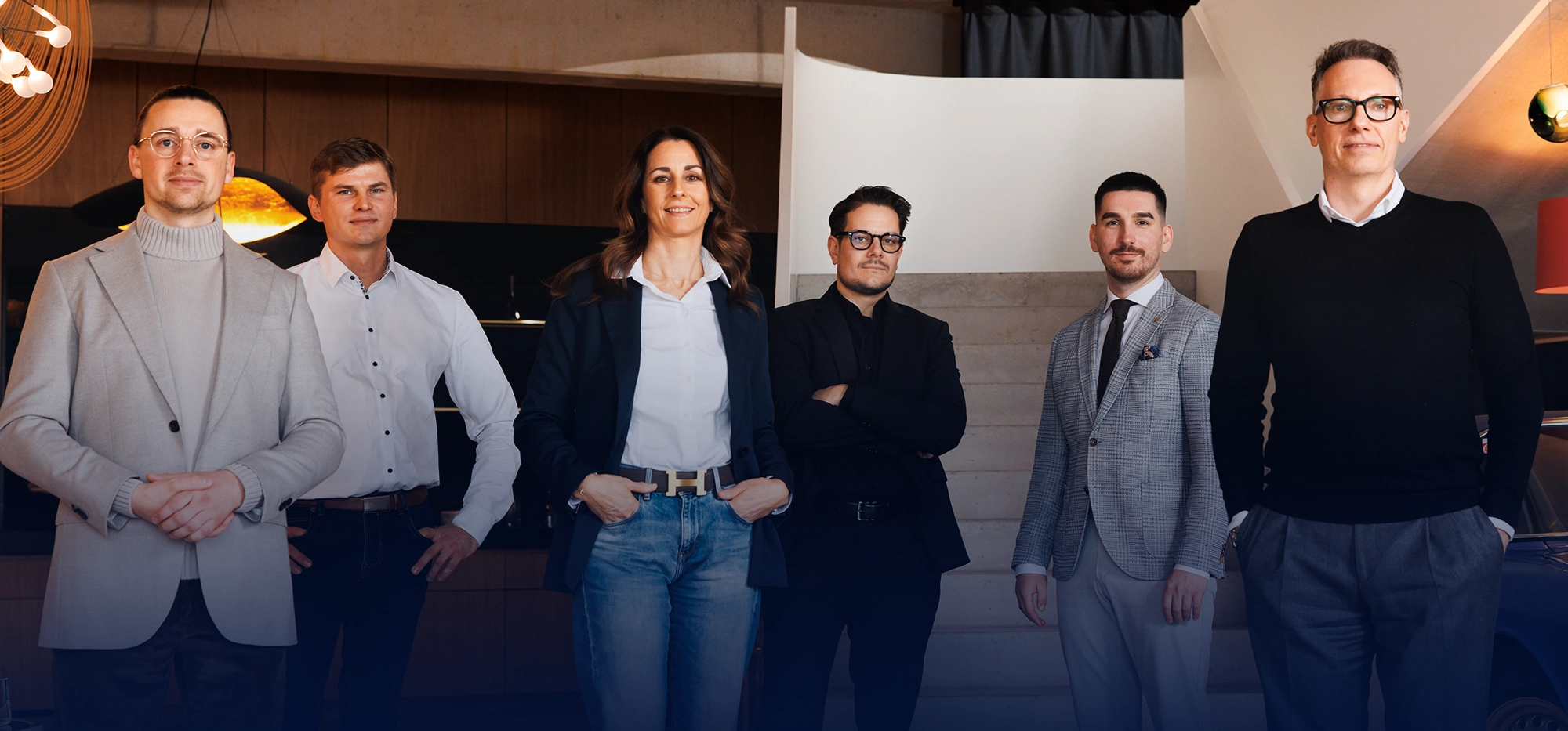 Team mit allen Bau-Partnern